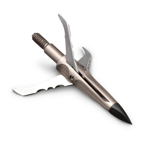 NAP Spitfire Edge Mechanical Broadhead with Serrated Blades by New